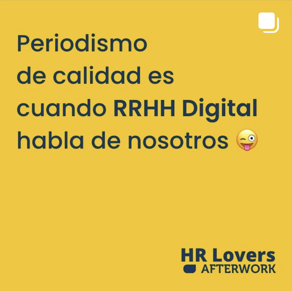 Artículo de RRHH Digital sobre los HR Lovers Afterwork