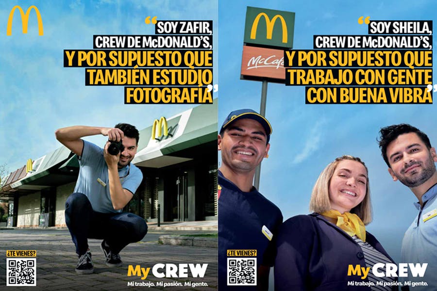 Campaña de Employer Branding de McDonald's dónde explican su Propuesta de Valor al Empleado.